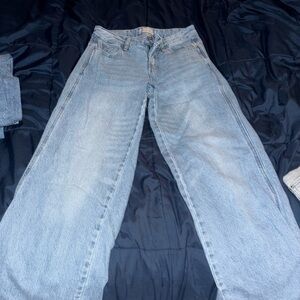 PacSun Light Blue Flare & Wide Leg Jeans